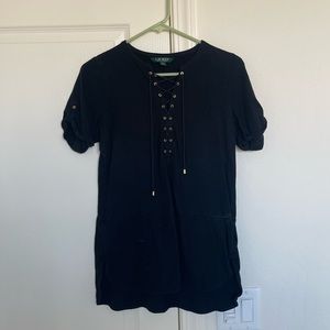 Women’s lace up tshirt